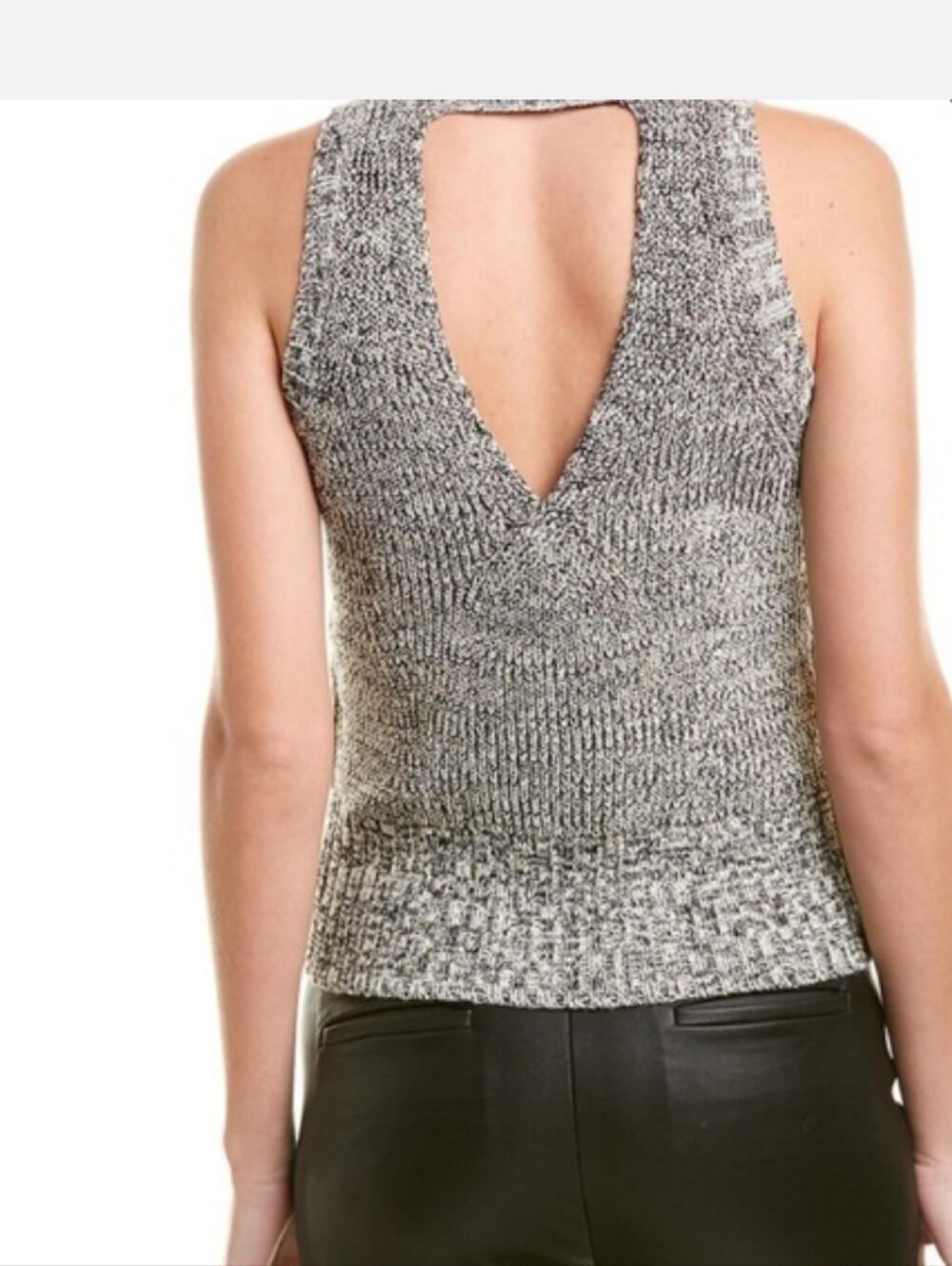 Theory Cable Back Shell In Paper Wool Marl US Small
